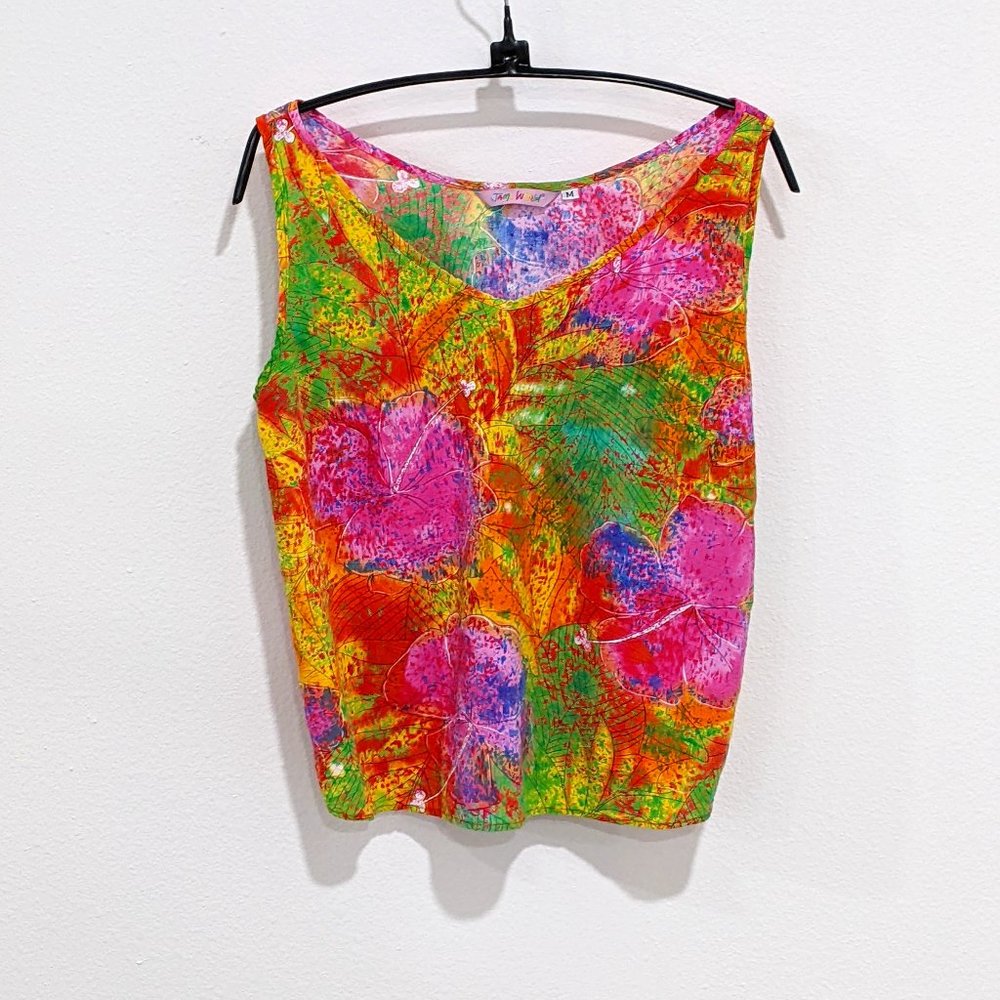Jams World Tropica Tank Top Size Medium